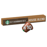 Starbucks By Nespresso House Blend Lungo Coffee Pods 10 Capsules GOODS ASDA