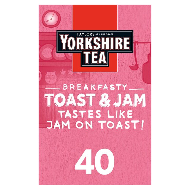 Yorkshire Tea Toast & Jam Brew 40 per pack GOODS M&S
