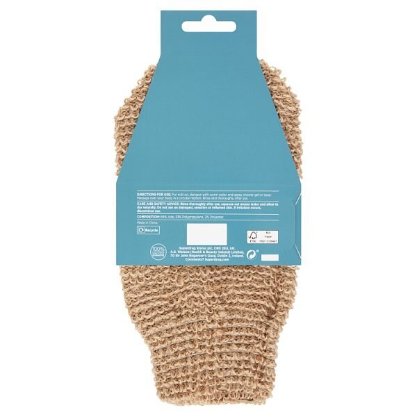 Superdrug Exfoliating Jute Mitt GOODS Superdrug