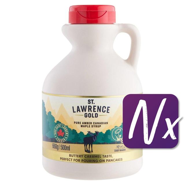 St Lawrence Gold Pure Maple Syrup Amber 500ml GOODS M&S