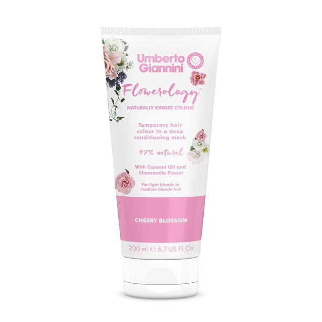 Umberto Giannini Flowerology Temporary Colour Mask - Cherry Blossom 200ml GOODS M&S