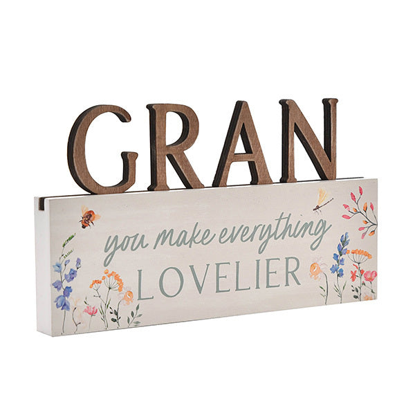 The Cottage Garden Mother's Day Letter Mantel Plaque Gran GOODS Superdrug