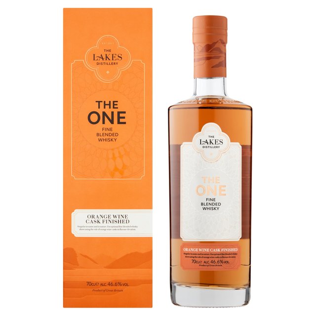 The Lakes Distillery ONE Orange Wine Cask Expression Whisky 70cl GOODS M&S