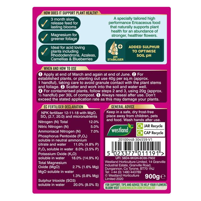 Westland Ericaceous Specialist Liquid Feed 1L 1L GOODS M&S