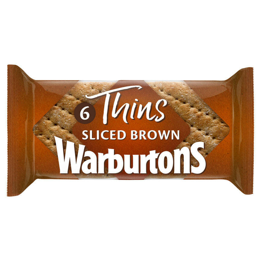Warburtons Soft Brown Thins GOODS ASDA