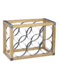 Industrial Kitchen Brown Wine Rack