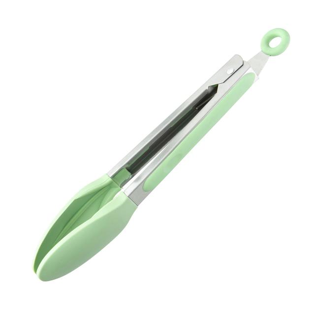 Stainless Steel Tongs Green GOODS M&S