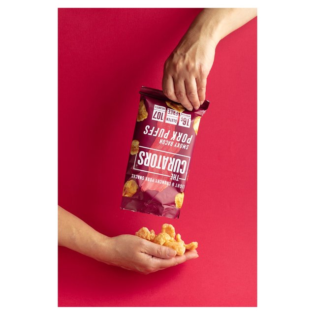 The Curators Smoky Bacon Pork Puffs 25g GOODS M&S