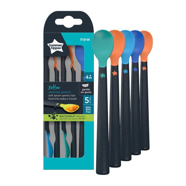 Tommee Tippee Weaning Spoons   5 per pack GOODS M&S