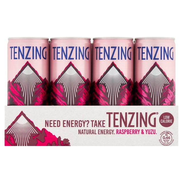 TENZING Natural Energy Raspberry & Yuzu Case 12 x 250ml GOODS M&S