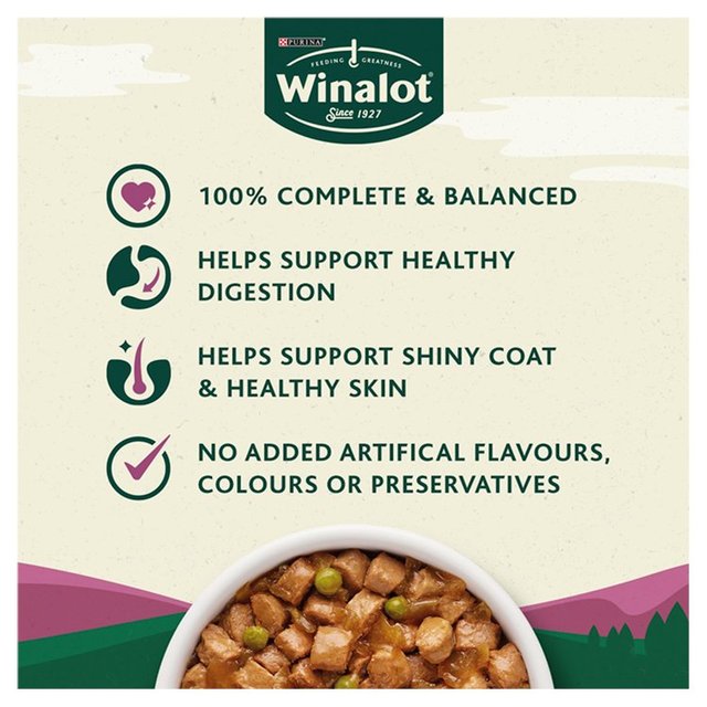 Winalot Meaty Chunks Mixed in Jelly Wet Dog Foody 80 x 100g GOODS M&S