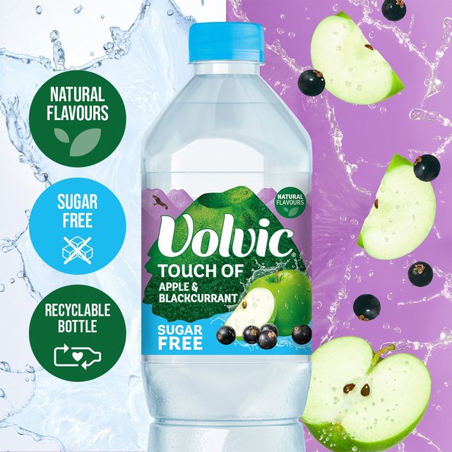Volvic Touch of Fruit Sugar Free Apple & Blackcurrant 1.5L GOODS M&S