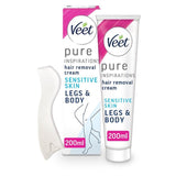 Veet Pure Hair Removal Cream Legs & Body Sensitive 200ml GOODS M&S