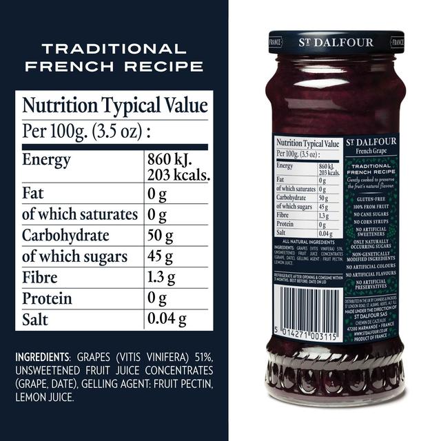 St Dalfour French Grape    284g GOODS M&S