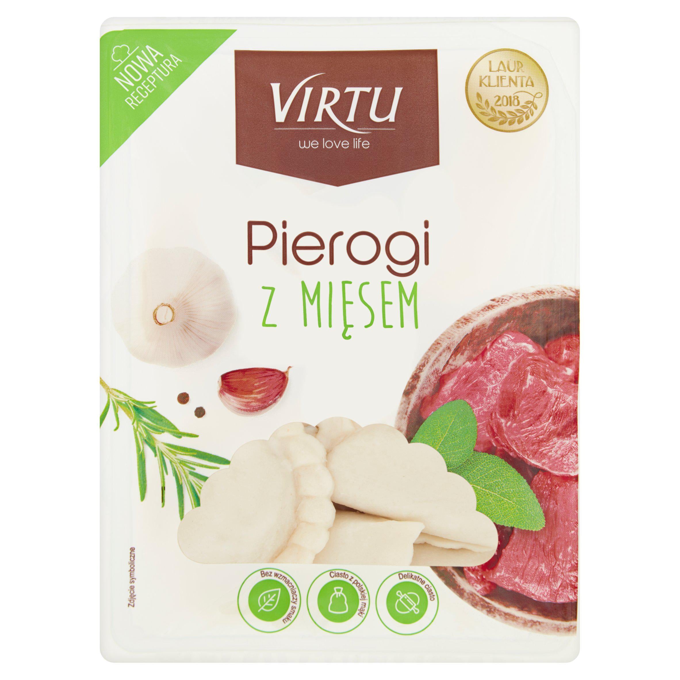 Virtu Pierogi Z Miesem 400g Eastern European Sainsburys