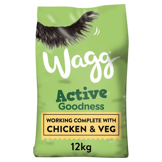 Wagg Active Goodness Chicken & Veg Dry Dog Food   12kg GOODS M&S