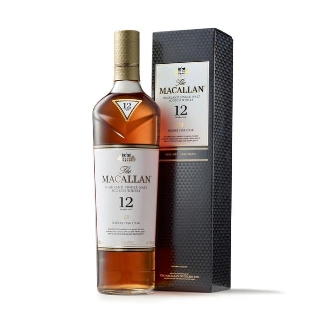 The Macallan 12 Year Old Sherry Oak Single Malt Whisky 70cl GOODS M&S