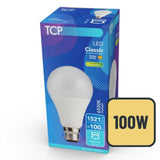 TCP Dimmable Daylight Bayonet 100W Light Bulb GOODS M&S