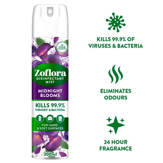 Zoflora Midnight Blooms Disinfectant Mist   300ml GOODS M&S