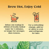 Twinings Organic Peppermint Tea 20 per pack GOODS M&S