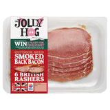 The Jolly Hog Outdoor Bred Smoked Back Bacon British Rashers x6 200g GOODS Sainsburys