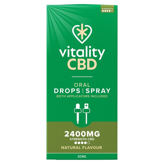 Vitality CBD Natural Spray with MCT Oil 2400mg 30ml GOODS M&S