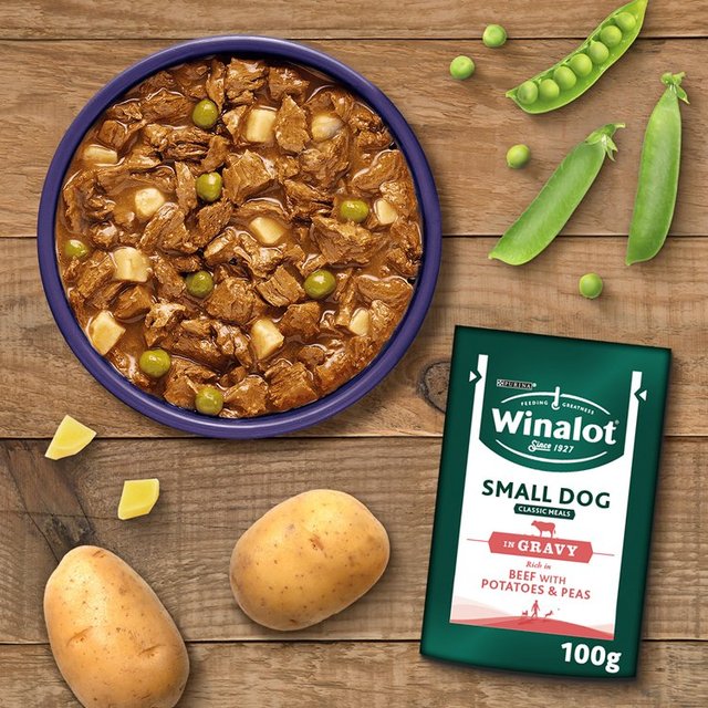 Winalot Meaty Chunks Small Dog Mixed in Gravy Wet Dog Food 40 x 100g GOODS M&S