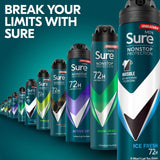 Sure Men 72hr Nonstop Protection Quantum Dry Antiperspirant Deodorant 250ml GOODS M&S