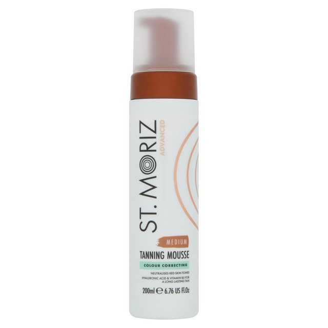 St Moriz Advanced Colour Correcting Tanning Mousse Medium 200ml GOODS M&S