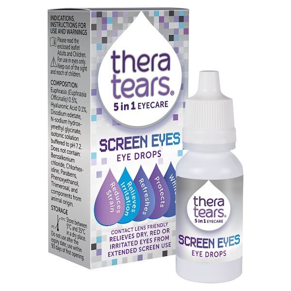 Thera Tears 5 In 1 Screen Eyes Eye Drops 10ml GOODS Superdrug