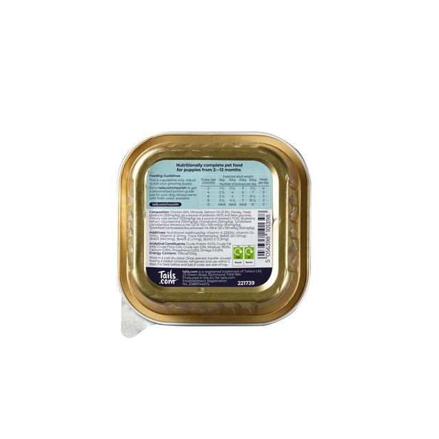 Tails.com Inner Vitality Puppy Dog Wet Food Chicken 150g GOODS M&S