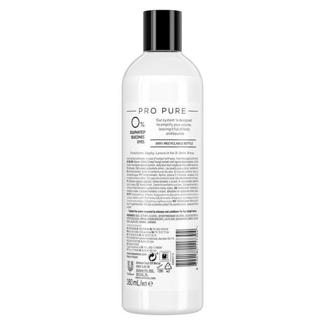TRESemme Pro Pure Airlight Volume Conditioner 380ml GOODS M&S