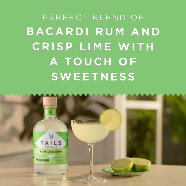 Tails Cocktails Classic Bacardi Rum Daquiri Premixed Cocktail 500ml GOODS M&S