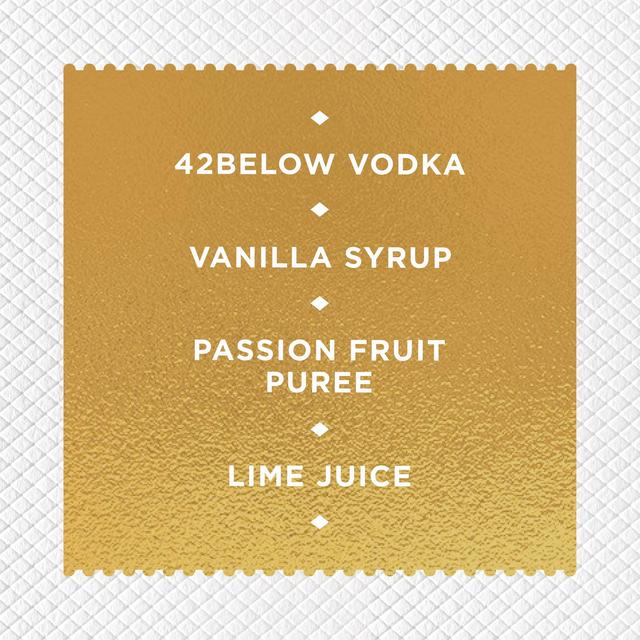 Tails Cocktails 42 Below Vodka Passionfruit Martini Premixed Cocktail 500ml GOODS M&S