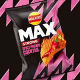 Walkers Max Strong Fiery Prawn Cocktail Sharing Bag Crisps 140g GOODS M&S
