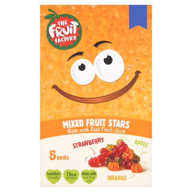 The Fruit Factory Fruit Stars 5 x 20g GOODS M&S