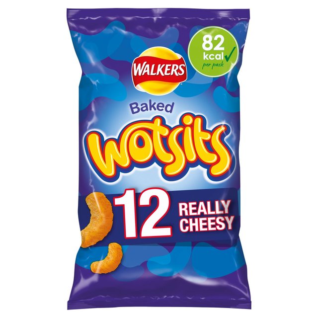 Walkers Wotsits Really Cheesy Multipack Snacks 12 per pack GOODS M&S