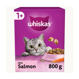 Whiskas 1+ Salmon Adult Dry Cat Food GOODS ASDA