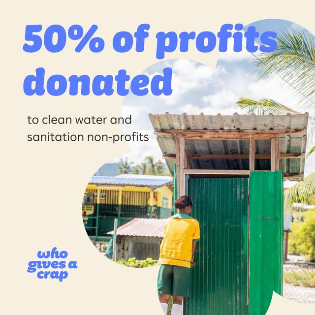 Who Gives A Crap 100% Recycled Toilet Paper 6 per pack GOODS M&S