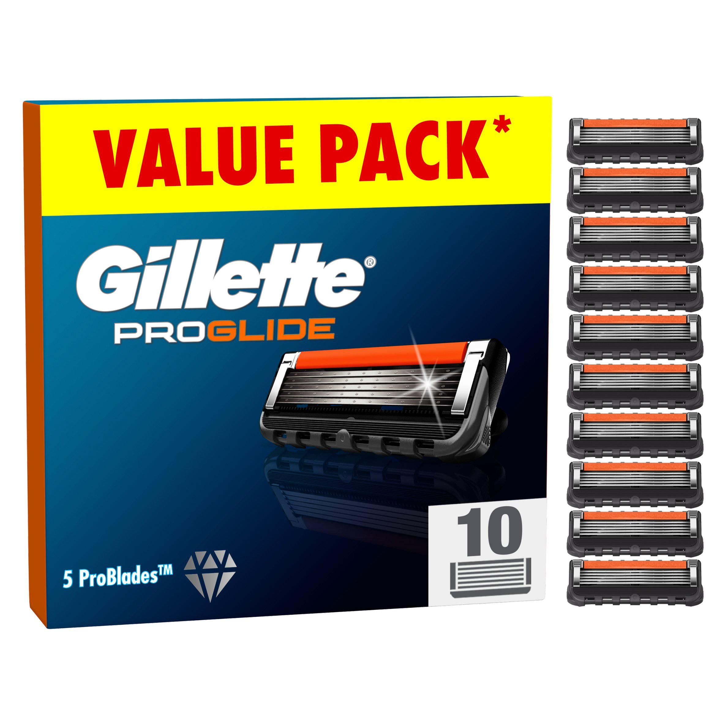Gillette Proglide Razor Refills For Men x10 - McGrocer