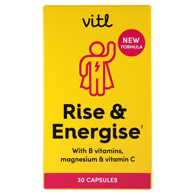 Vitl Rise & Energise 30 per pack GOODS M&S