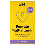 Vitl Female Multivitamin Capsules 30 per pack GOODS M&S
