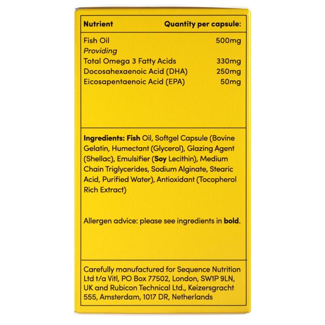 VITL VITLOMEGA3CAPSULE 60 EACH 60 per pack GOODS M&S