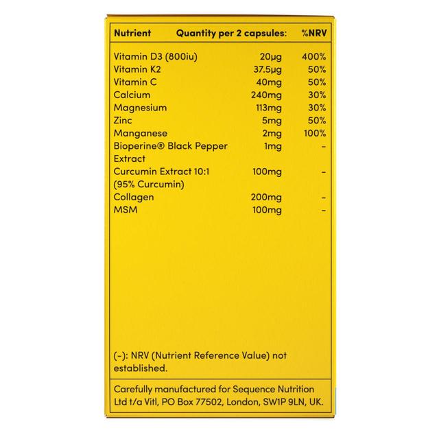 Vitl Bone & Joint Capsules 60 per pack GOODS M&S