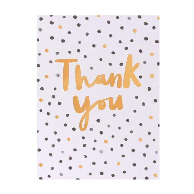 Spotty Thank You Card Pack 10 per pack GOODS M&S