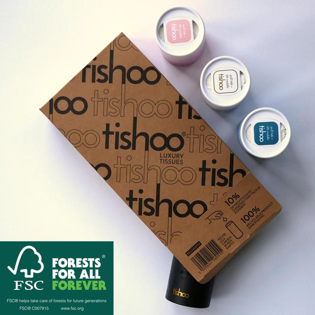 tishoo Hyaluronic Acid-infused 4-Ply Ultra Soft Tissues Belgravia Designs 4 per pack GOODS M&S