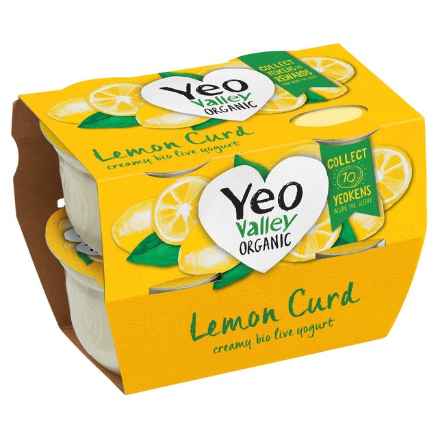 Yeo Valley Organic Lemon Curd Yoghurt 4 x 110g GOODS M&S