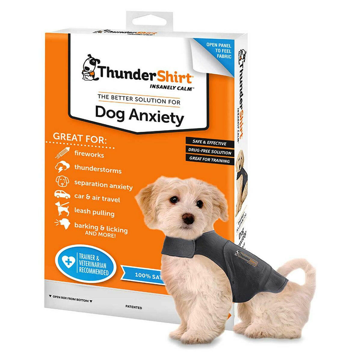 ThunderShirt Grey Calming Jacket For Dogs- - Extra Small GOODS Boots