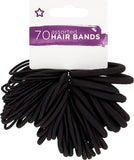 Superdrug Hair Bands Assorted Black x70 GOODS Superdrug