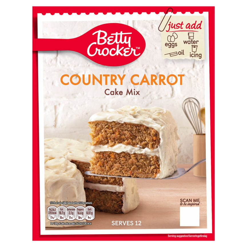 Betty Crocker Country Carrot Cake Mix - McGrocer